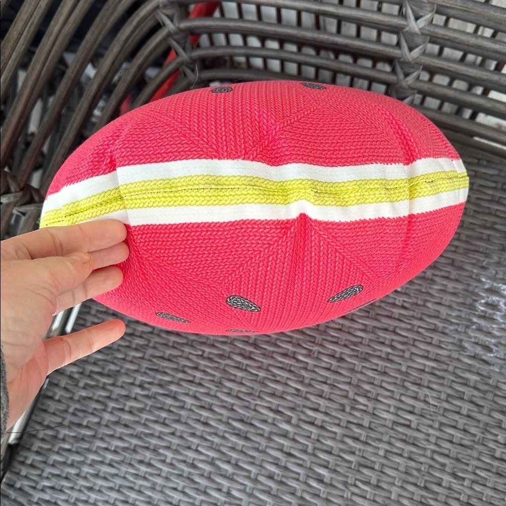 Watermelon print outdoor cushions. New! Price for one but 6 available! - Picture 2 of 4